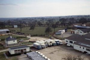 1967 : Camions pour la collecte du lait livré à Besnier
