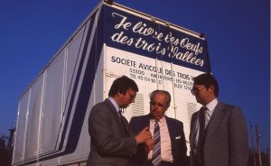 1977 : Les oeufs frais en coquille sont livrés sur toute la France