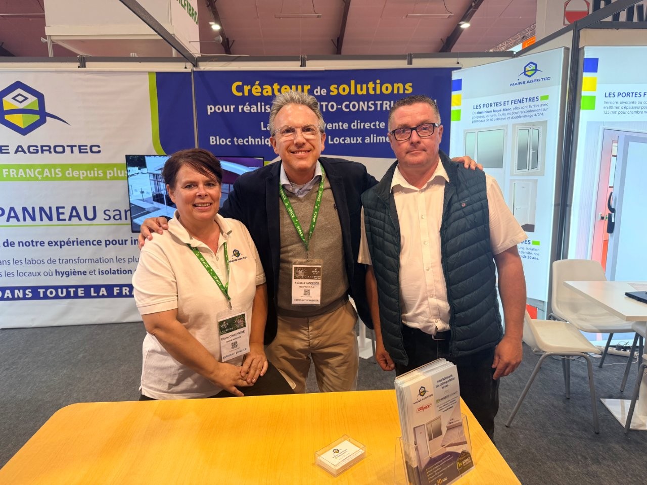 L'équipe Maine Agrotec sur le stand du SPACE de Rennes 2026