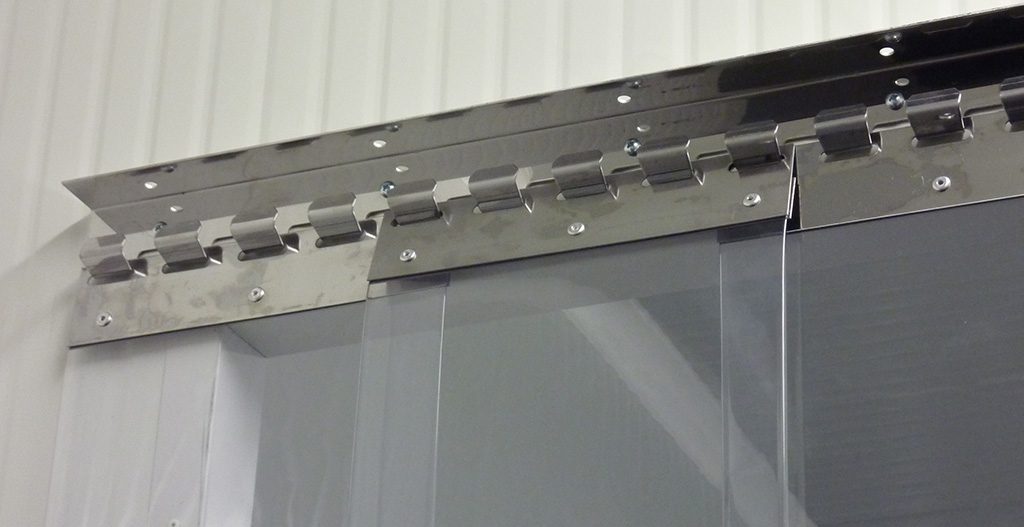 Platine en inox pour fixation de lanières souples